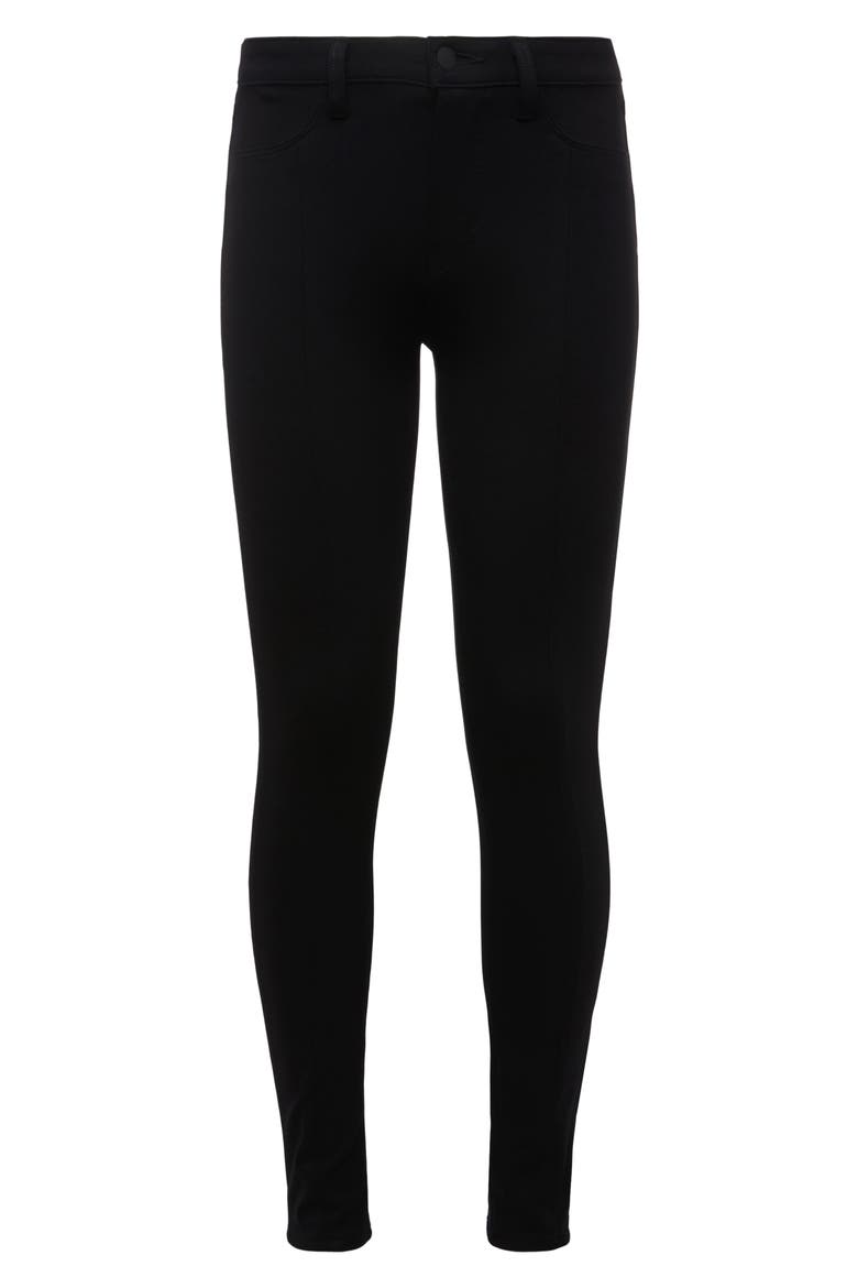 Joetta Ankle Zip Skinny Jeans, Alternate, color, BLACK