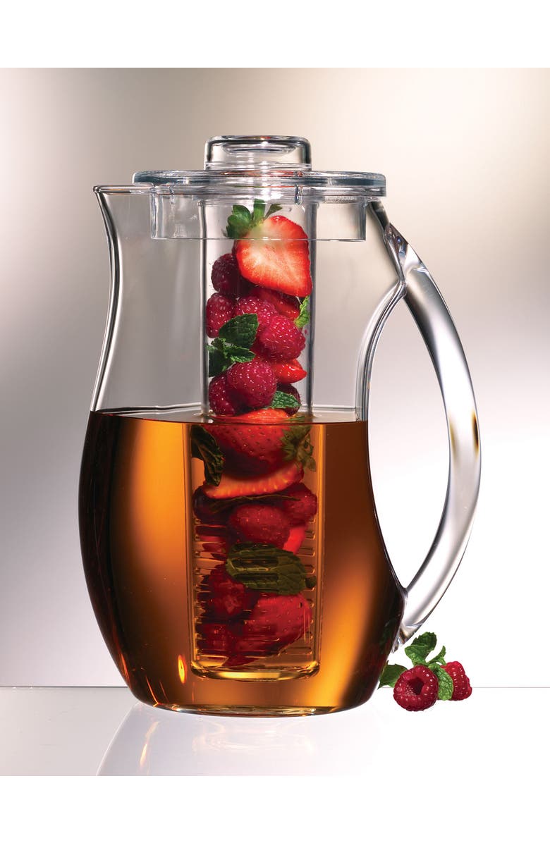 PRODYNE Fruit Infusion Pitcher, Natural Fruit Flavor, Acrylic, Alternate, color, Clear