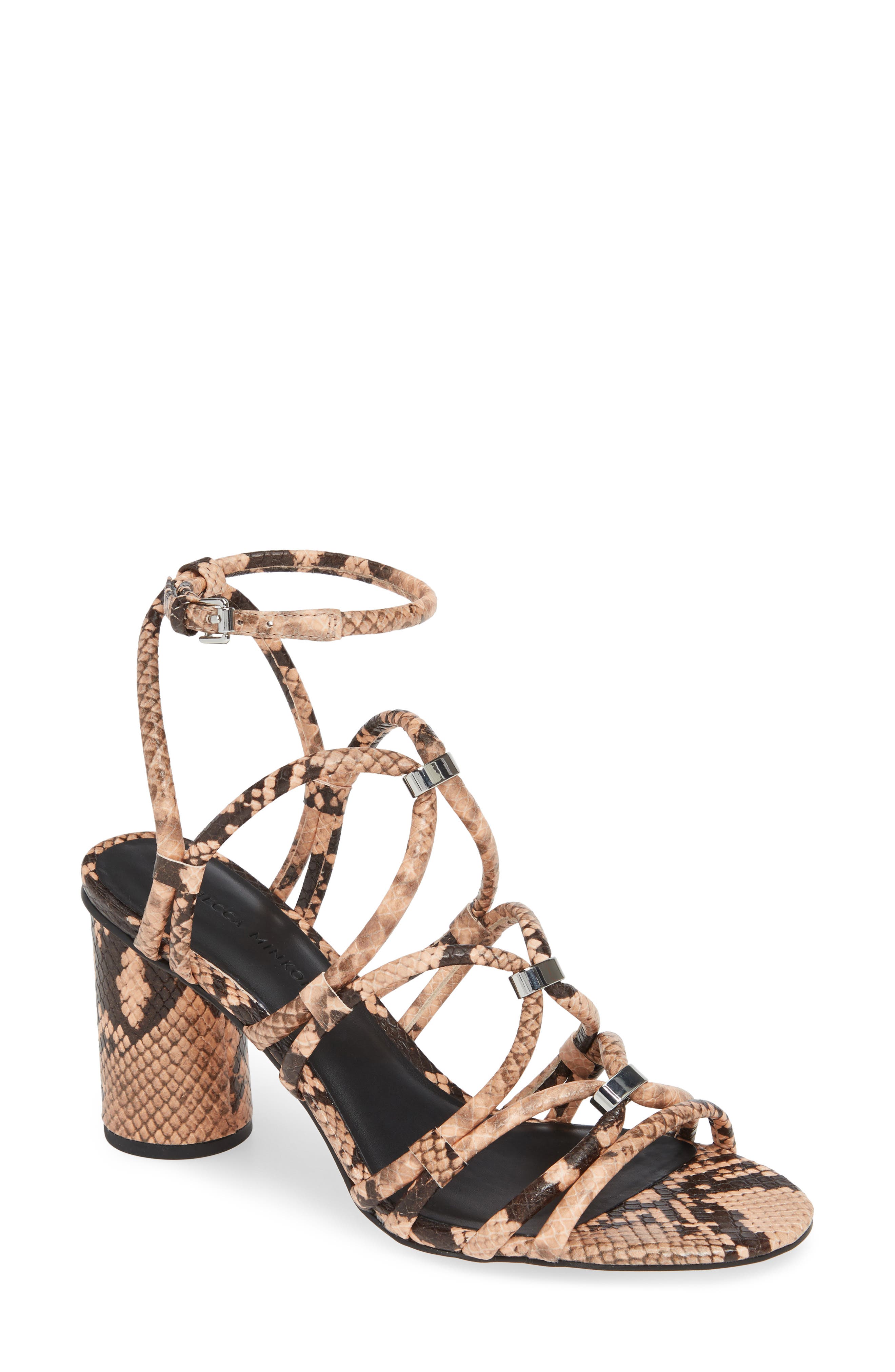 Apolline Strappy Sandal, Main, color, ROSEWOOD LEATHER
