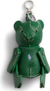 Polo Ralph Lauren Pebbled Leather Polo Bear Bag Charm
