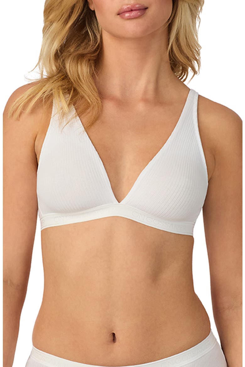 Cabana Rib Bralette, Main, color, WHITE