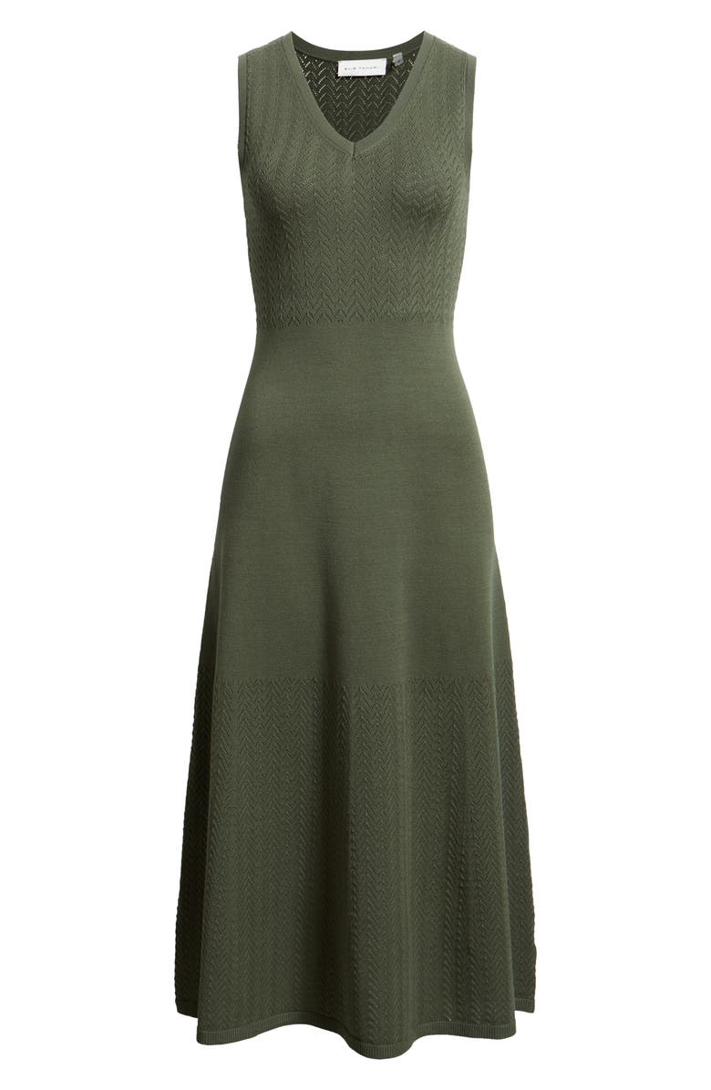 Elie Tahari The Elena Sleeveless Sweater Midi Dress, Main, color,