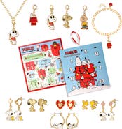 PEANUTS Snoopy Advent Calendar 12-Piece Jewelry Set