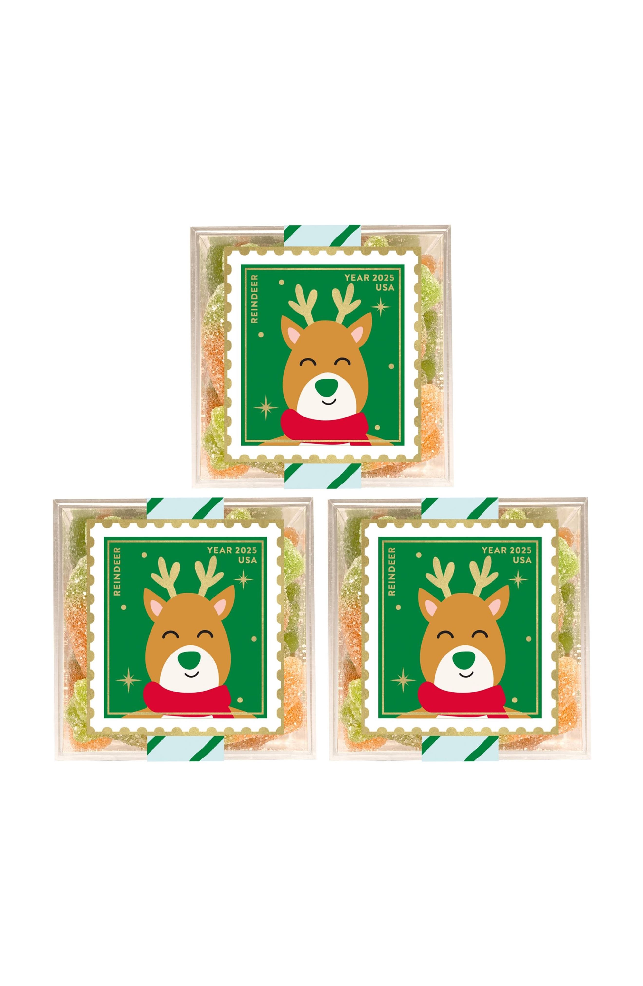 sugarfina Reindeer Carrots Set of 3 Candy Cubes