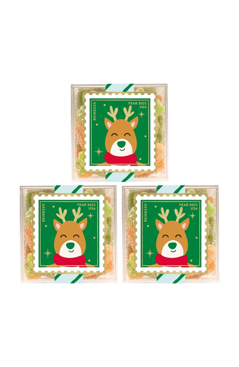 sugarfina Reindeer Carrots Set of 3 Candy Cubes, Main, color, Multi