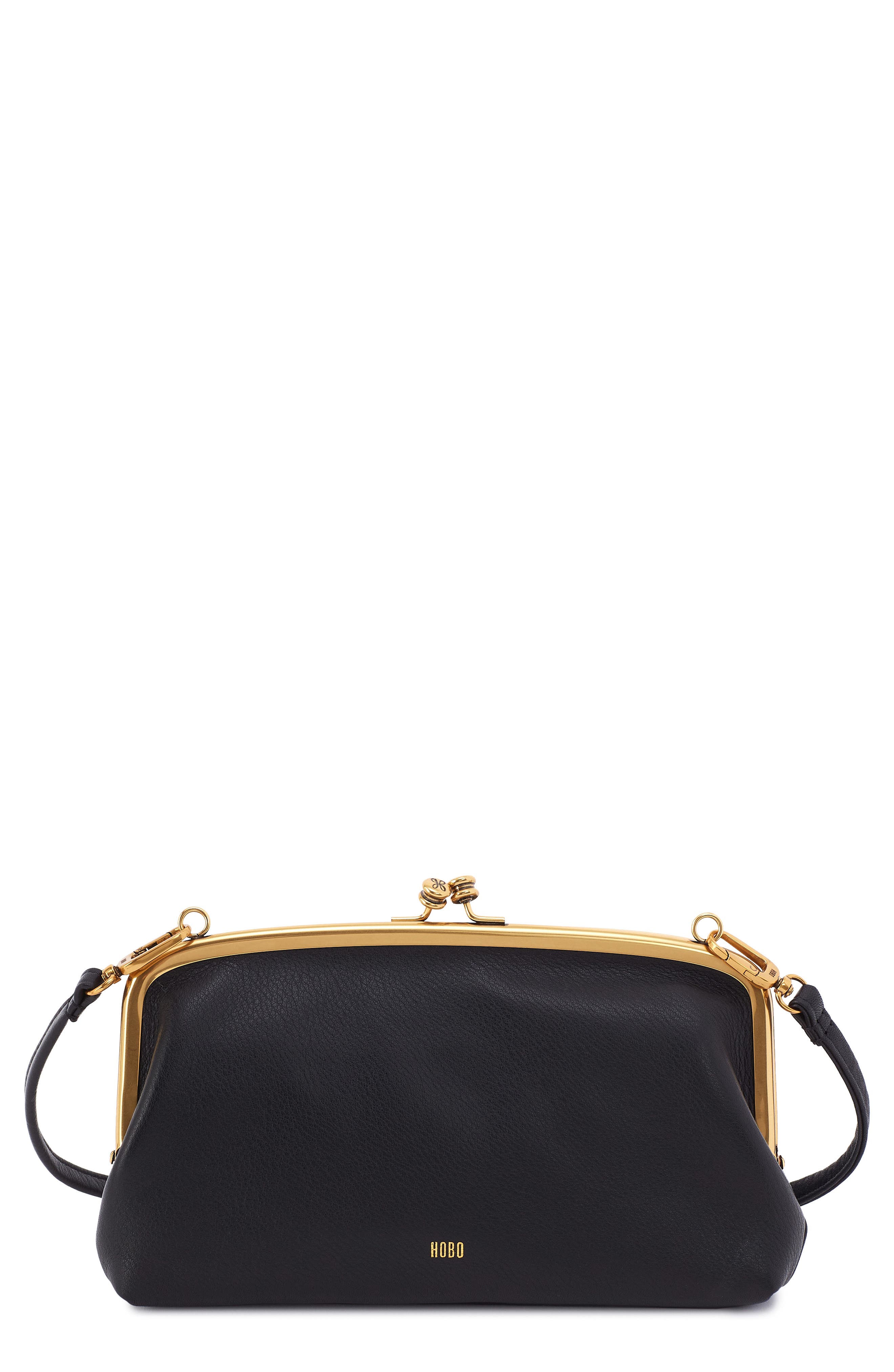 HOBO Cora Leather Frame Crossbody Bag, Main, color, 