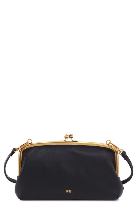 Cora Leather Frame Crossbody Bag