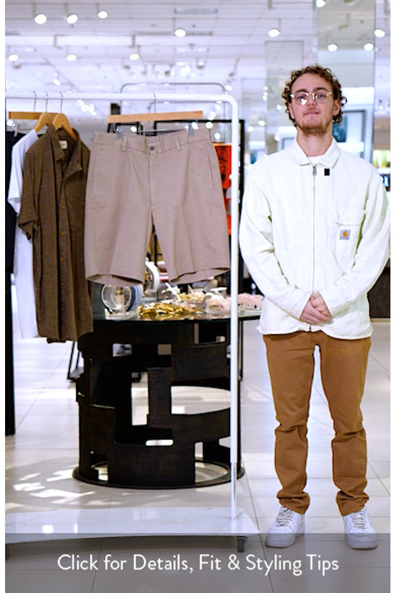 Charleston Khakis Flat Front Chino Shorts video