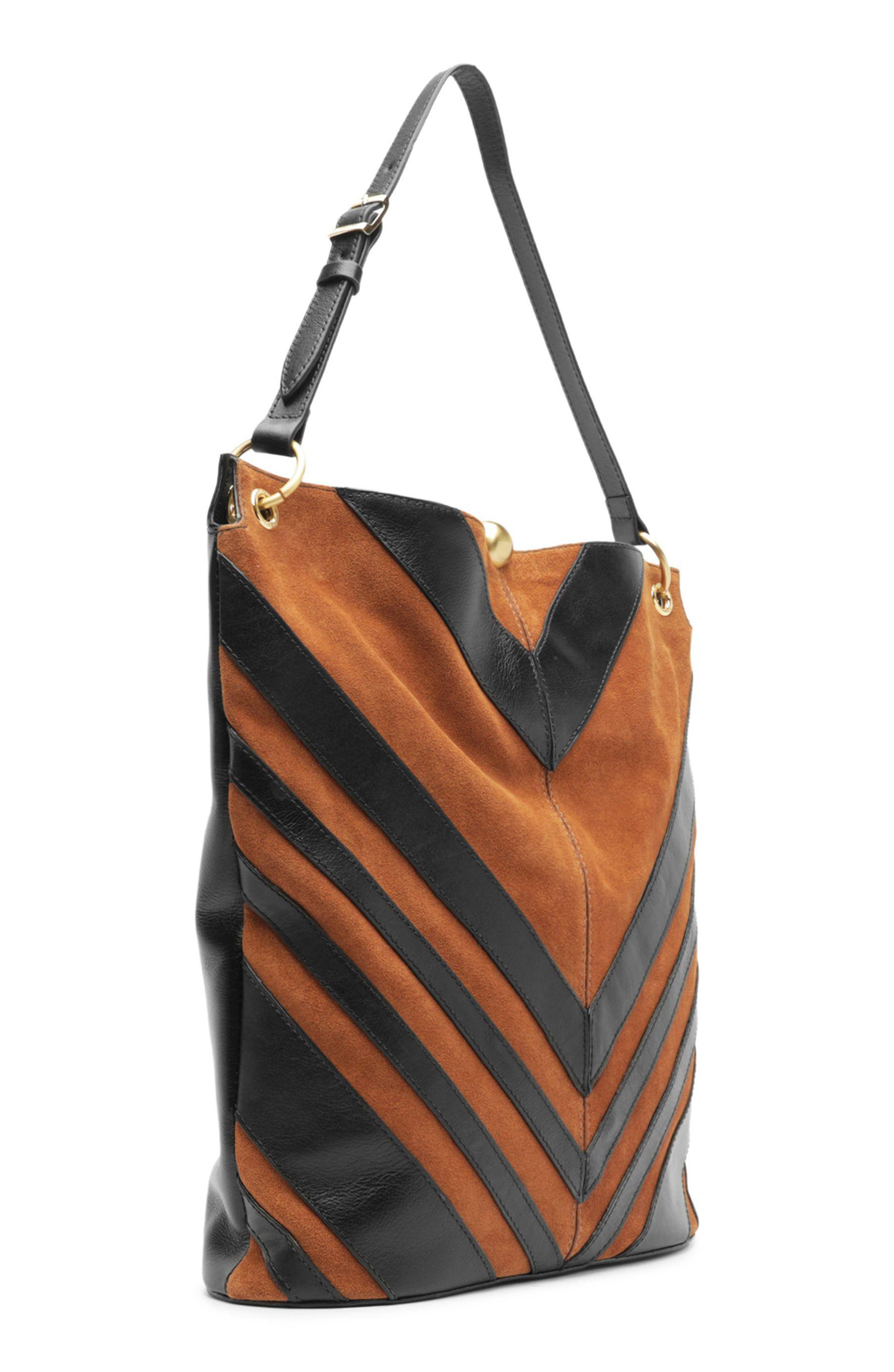 Aurora Large Leather Hobo Bag, Alternate, color, SOUL NATURAL