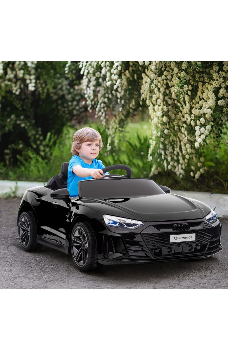 Aosom Kids Electric Car, 12V, Remote Control, Alternate, color, Black