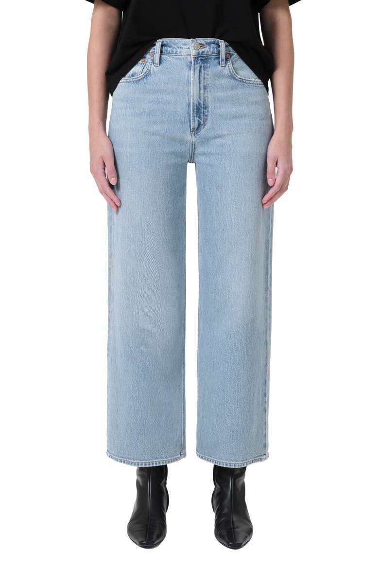 Ren High Waist Wide Leg Jeans, Main, color, GROOVE