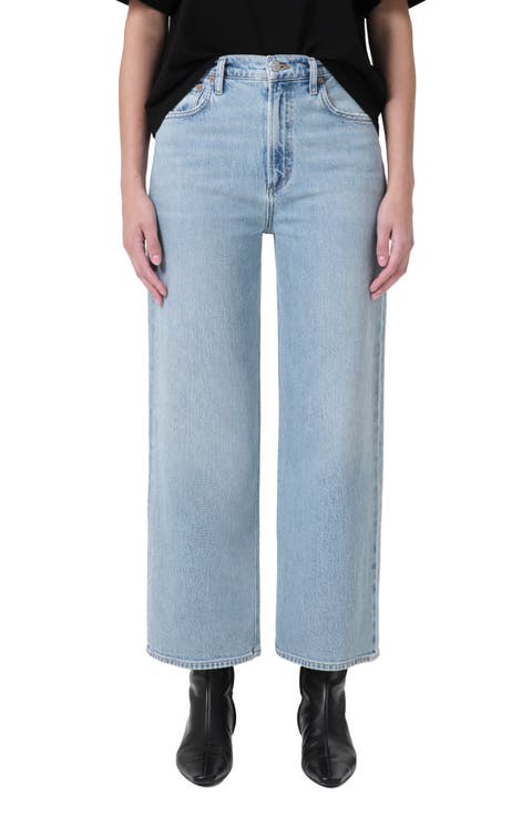 Ren High Waist Wide Leg Jeans (Groove)