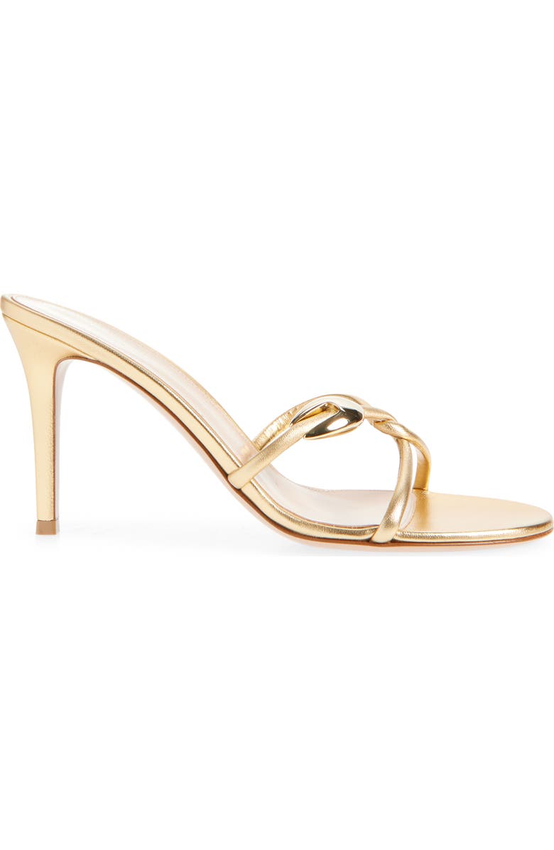 Gianvito Rossi Serpent Stiletto Slide Sandal, Alternate, color, Mekong