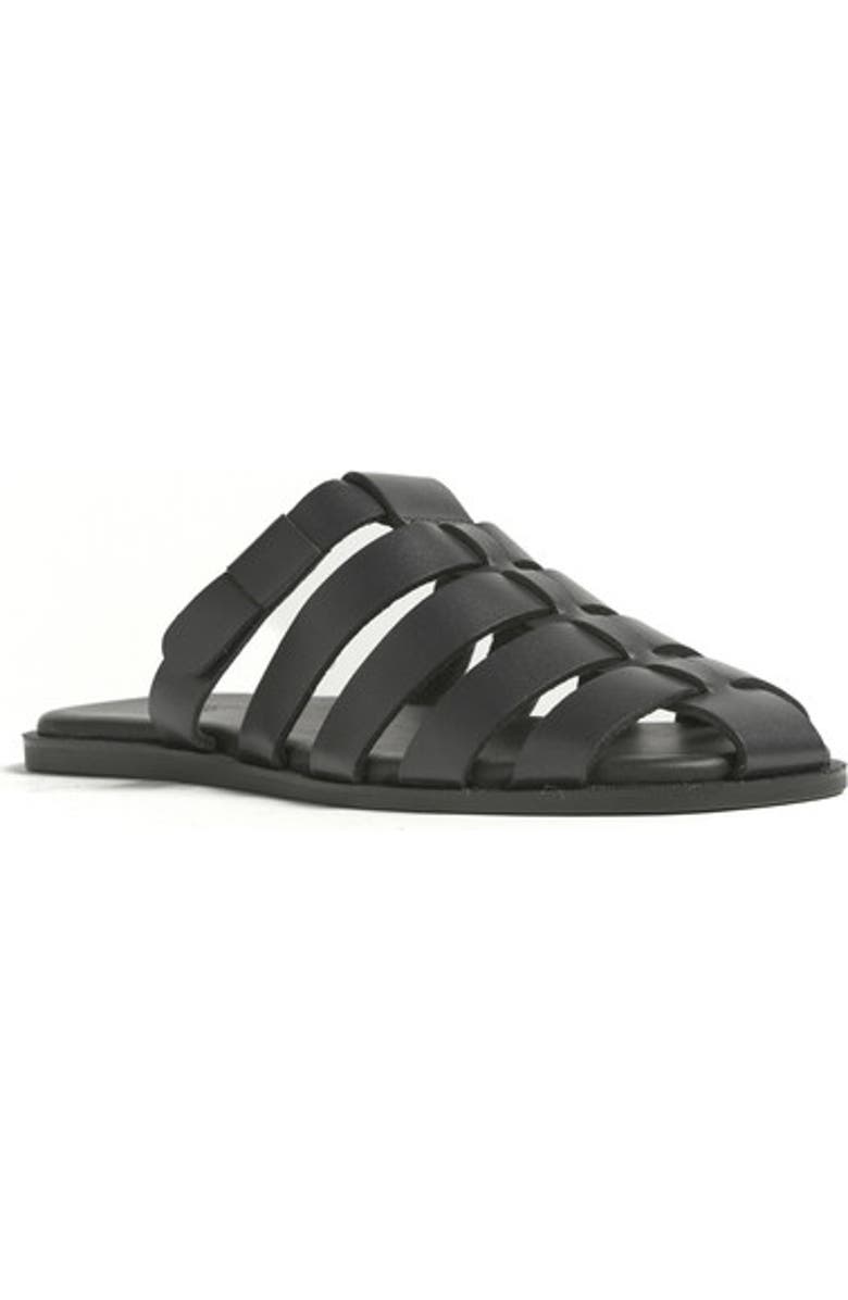 Anthony Veer Lido Sandal, Main, color, Obsidian Black