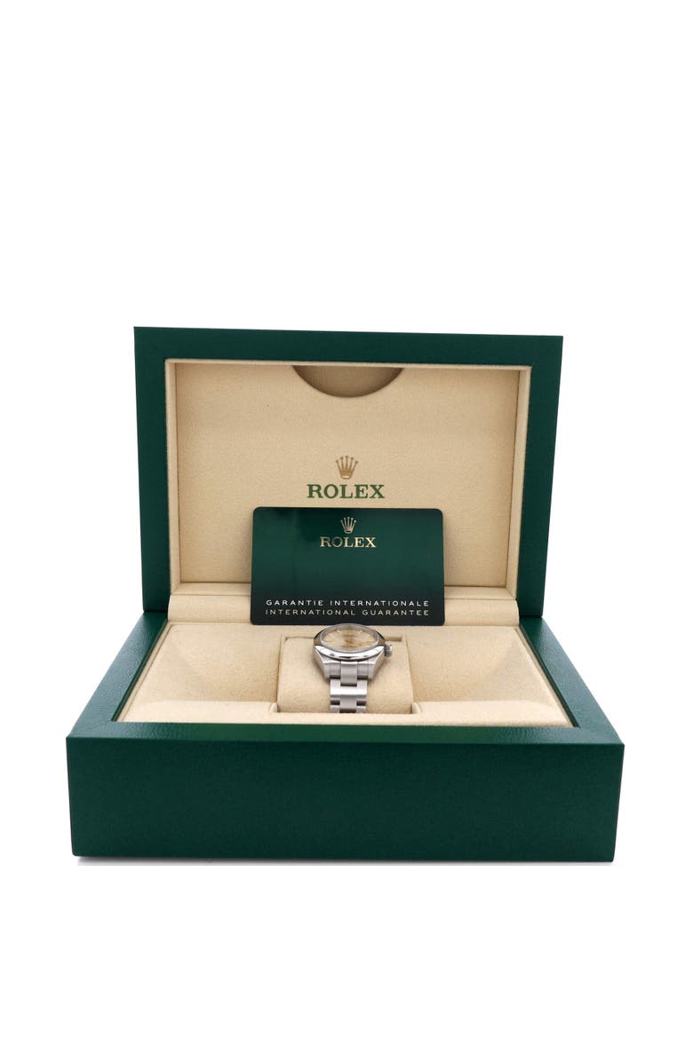 Oyster Perpetual Automatic Watch Stainless Steel 28, Alternate, color, Metallic Silver