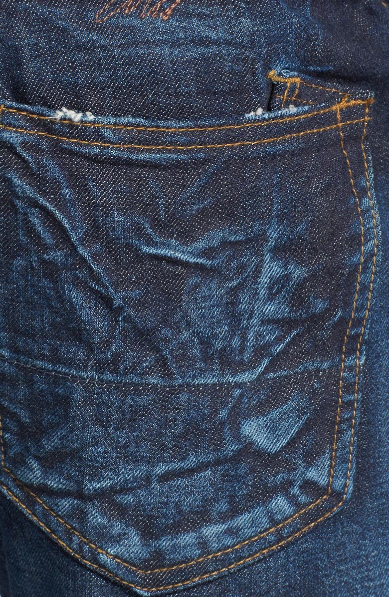 PRPS 'Demon' Slim Straight Leg Selvedge Jeans, Alternate, color, 