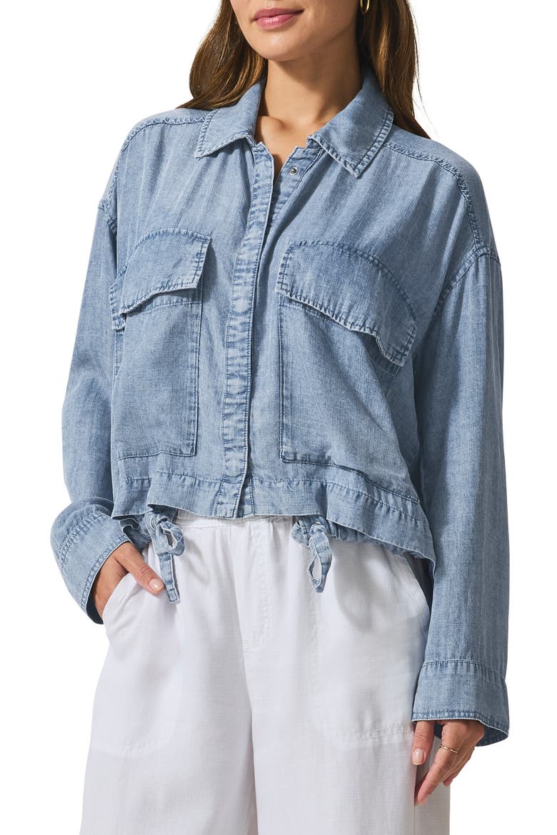 Charlie Chambray Jacket, Main, color, INDIGO