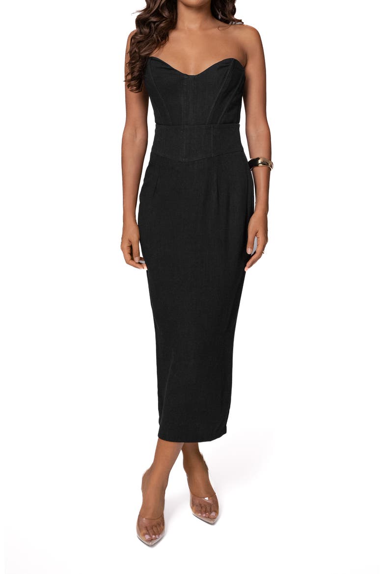 Coastland Pencil Skirt, Alternate, color, BLACK
