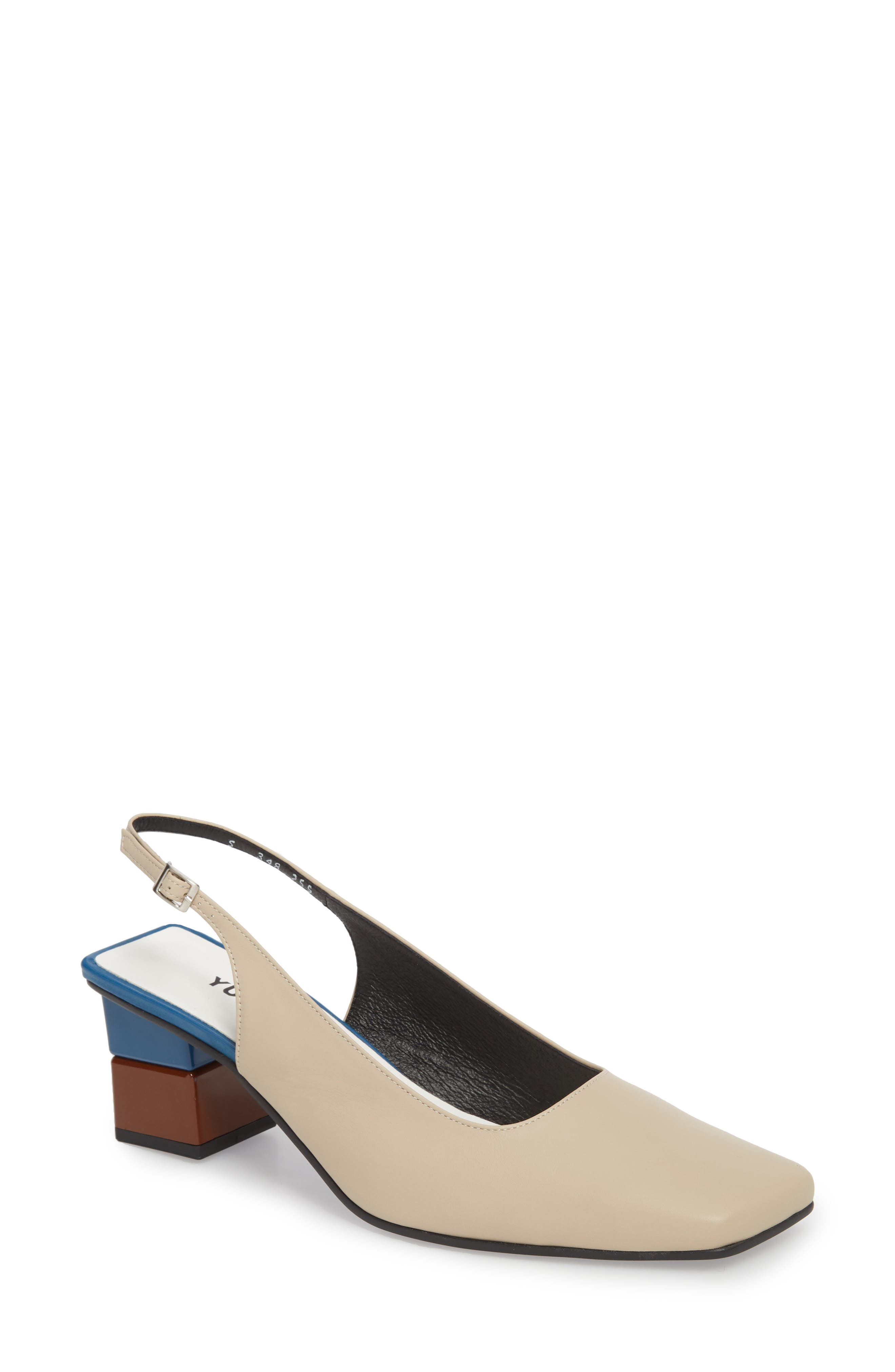 Slingback Pump, Main, color, LIGHT BEIGE