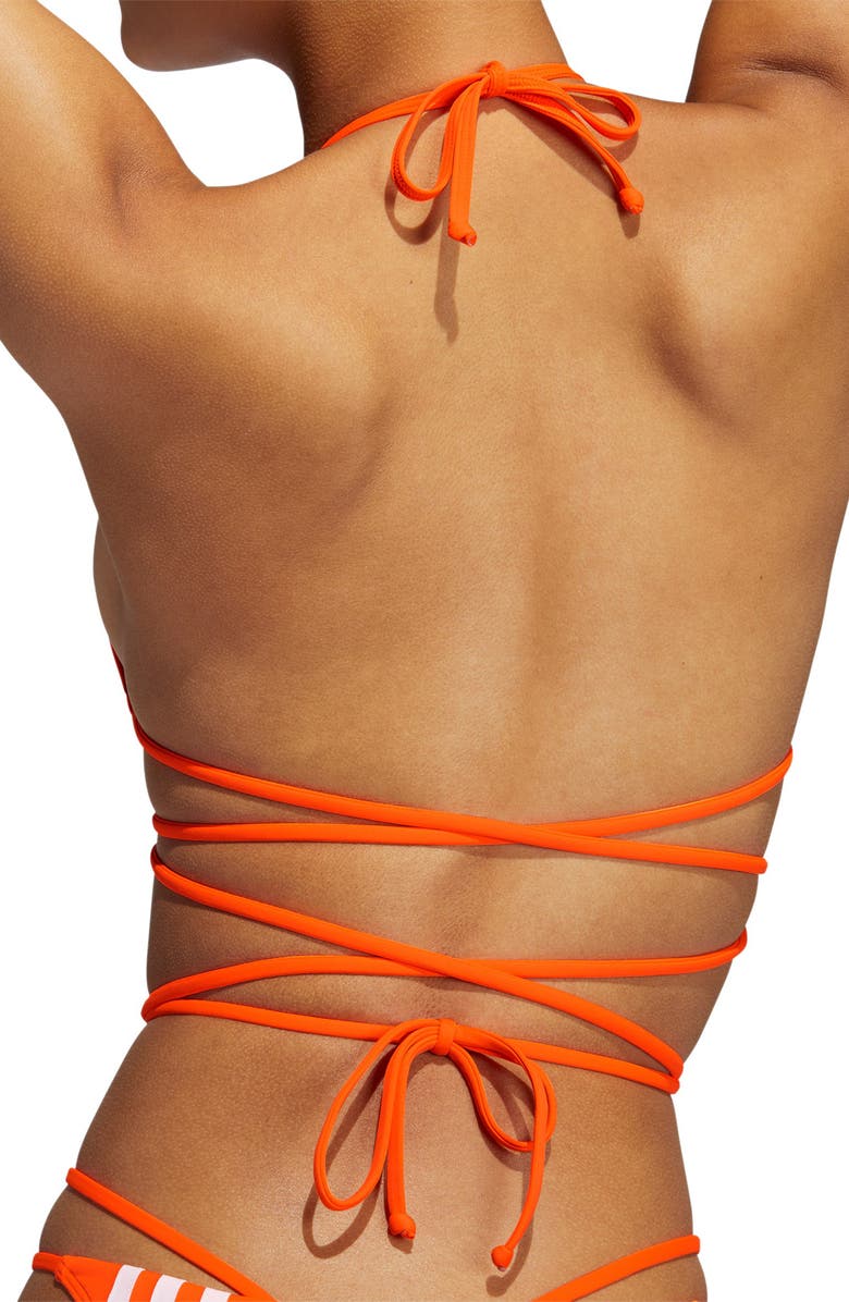 adidas x IVY PARK Strappy Wrapped Bikini Top, Alternate, color, 