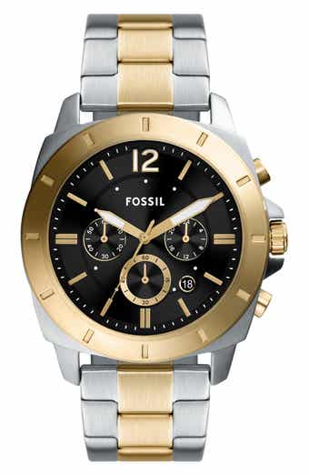 Fossil Privateer Chronograph Two-Tone Stainless Steel Watch