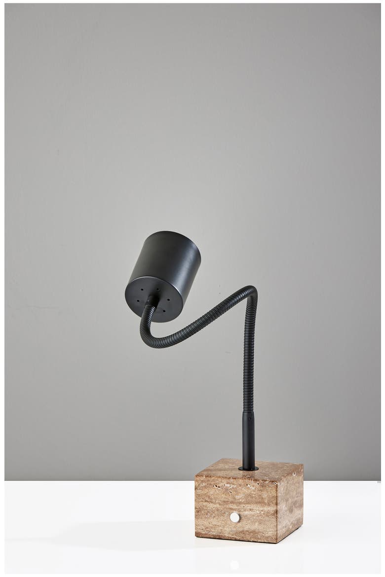 Rutherford LED Desk Lamp, Alternate, color, BLACK