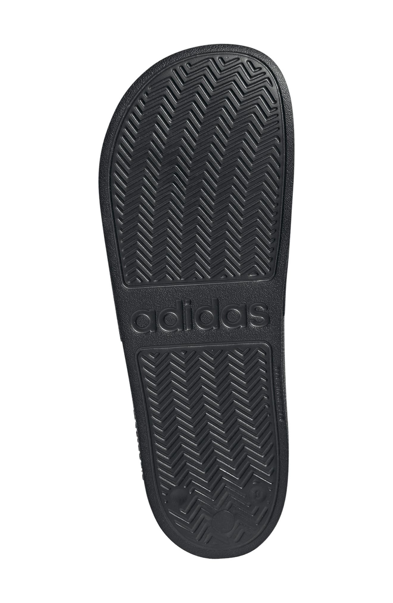 Adilette Shower Slide, Alternate, color, BLACK/ BLACK/ BLACK