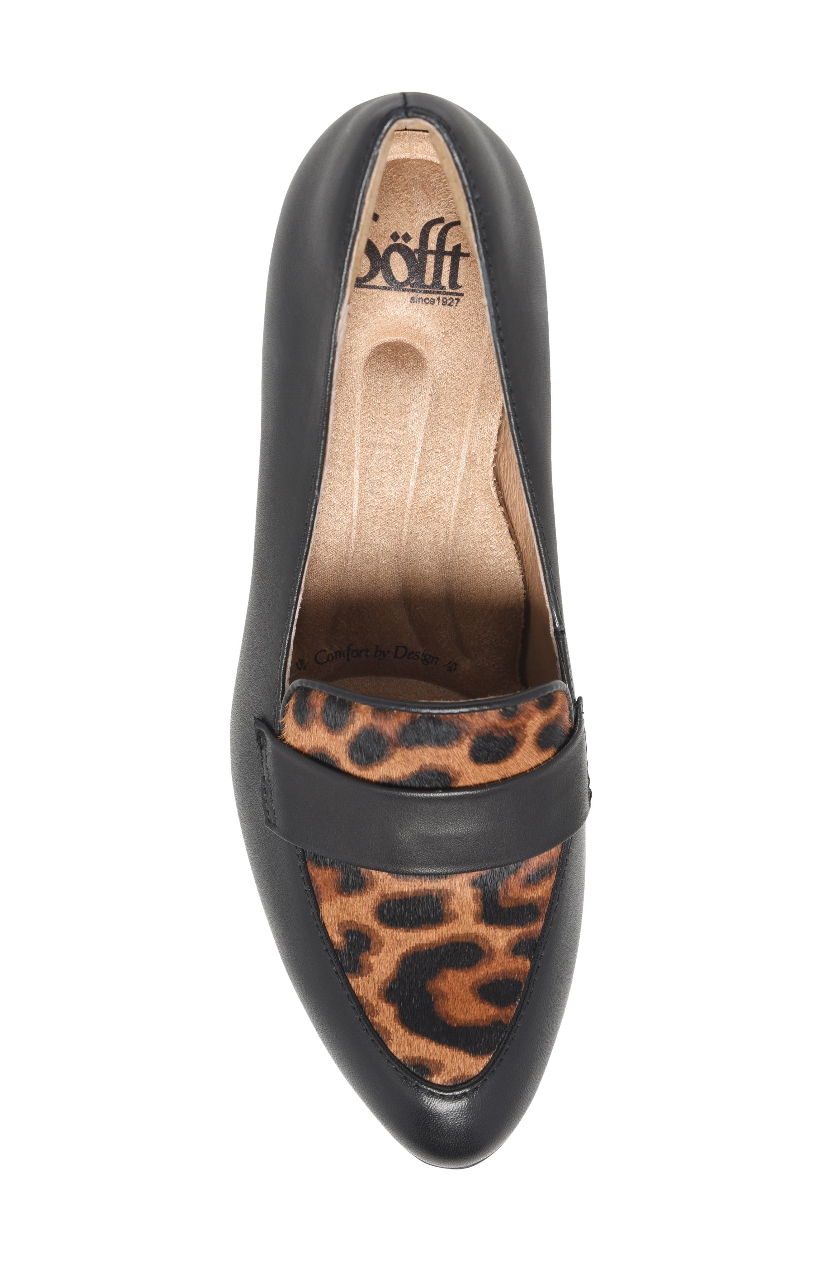 Söfft Parkdale Loafer Pump, Alternate, color, Black/ Tan