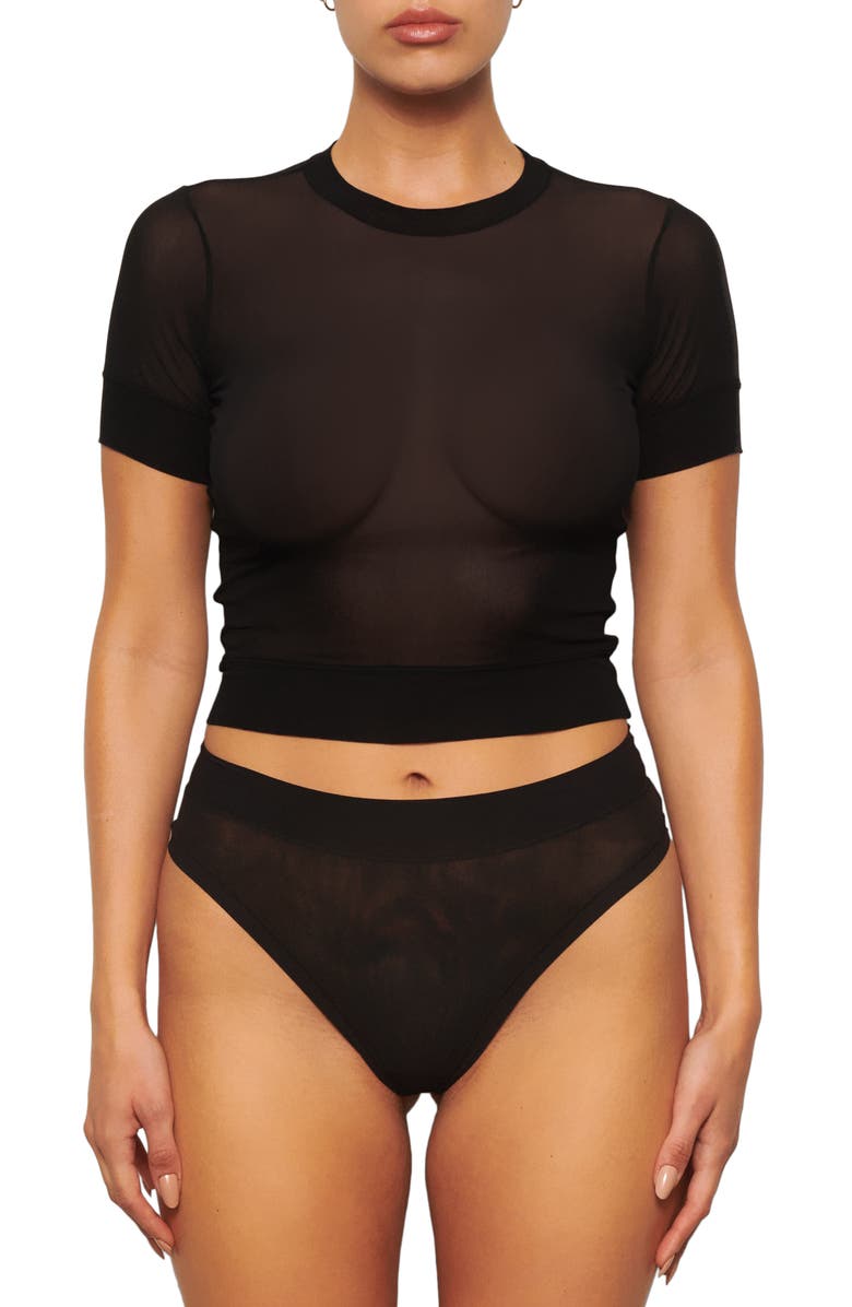 SKIMS Summer Mesh T-Shirt, Main, color,