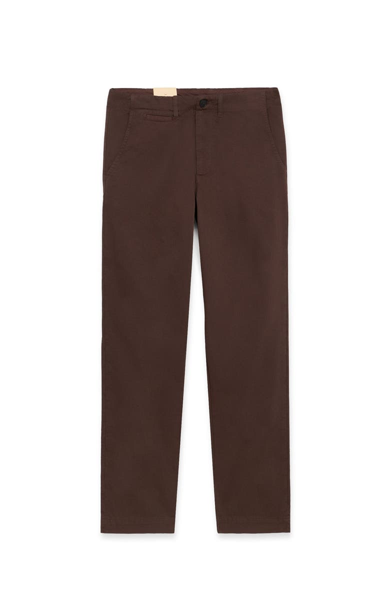 Fortela Wallace Cotton Trousers, Main, color, Brown