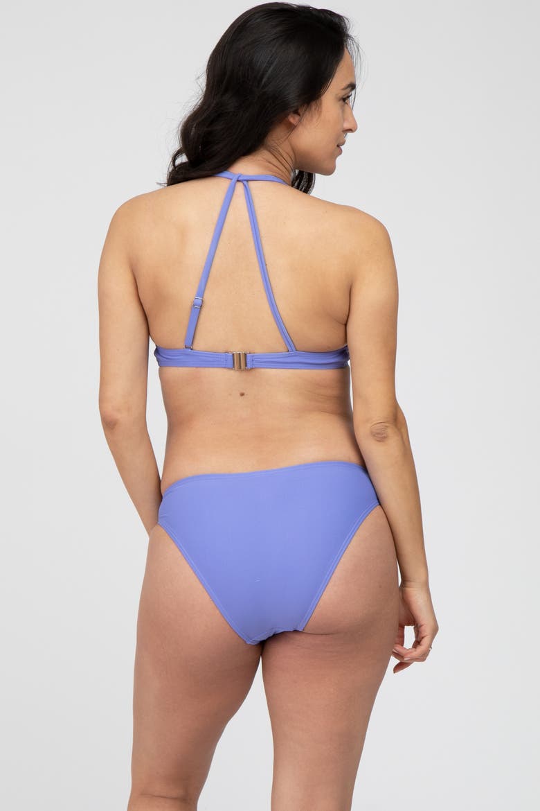 Strappy Two-Piece Bikini Set, Alternate, color, Periwinkle