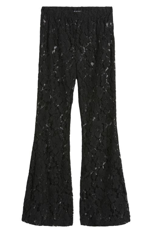 High Heel Jungle Jen Lace Flare Pants In Black