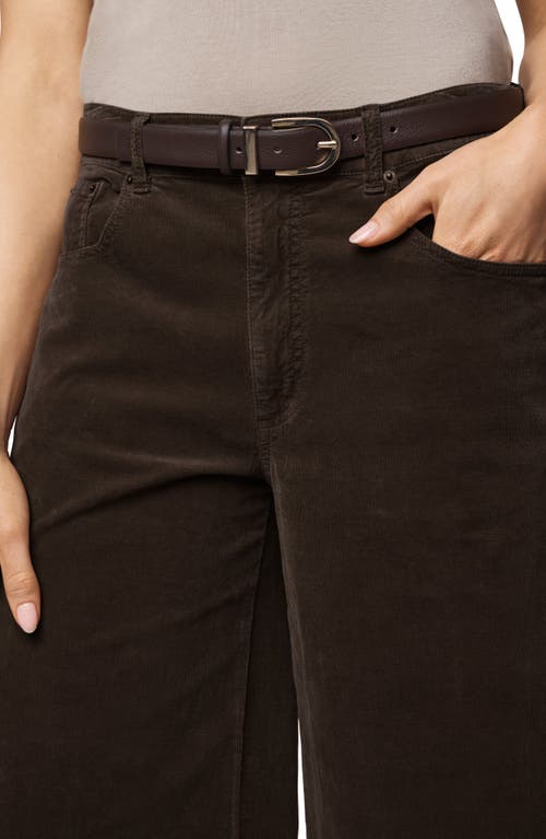 Splendid Monroe Wide Leg Corduroy Pants In Brown