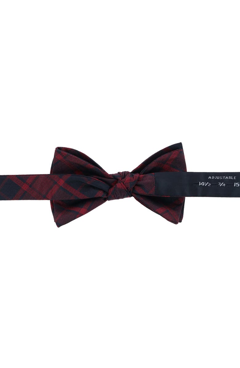 Trafalgar Kincaid Plaid Silk Bow Tie, Alternate, color,