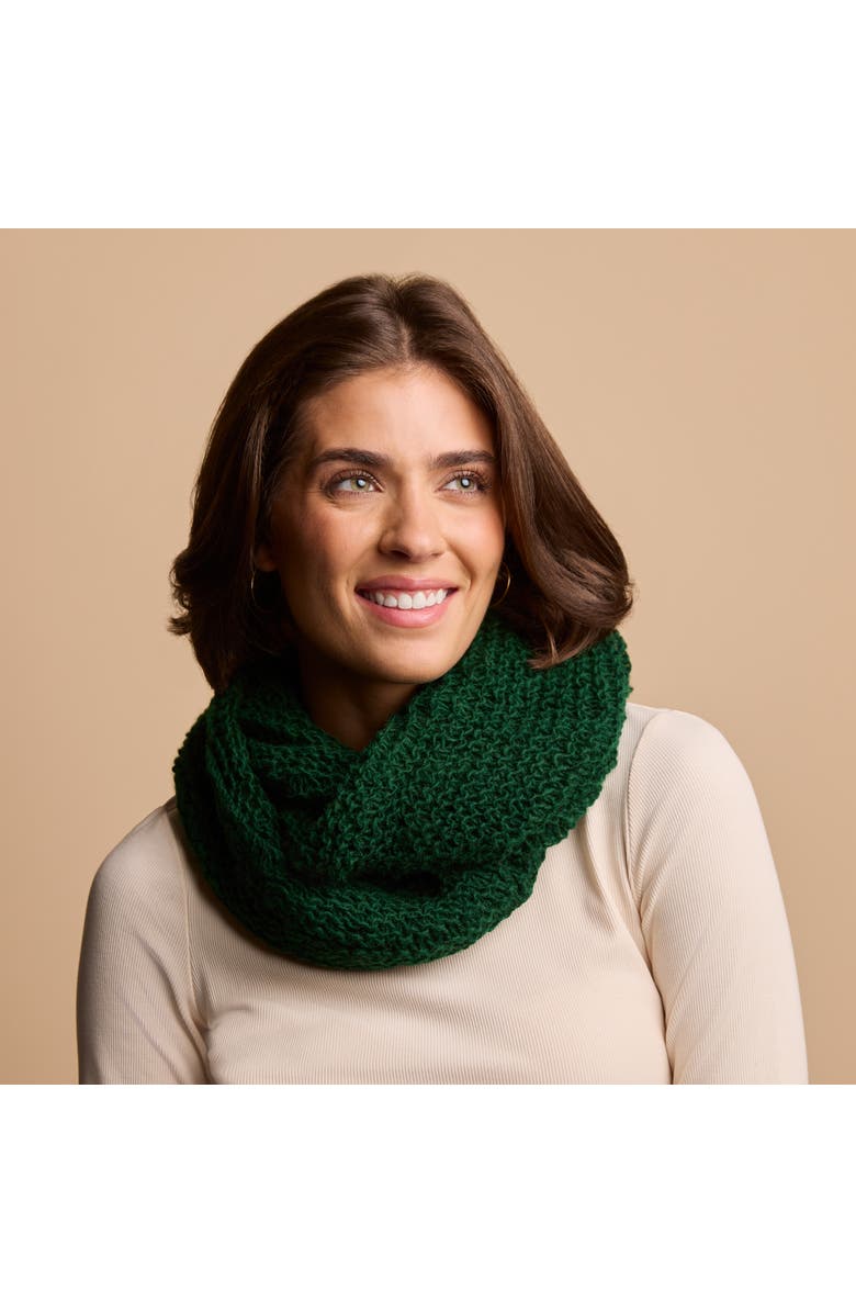 Feelgoodz Artisan Woven Karuna Infinity 100% Wool Scarf, Alternate, color, Boa