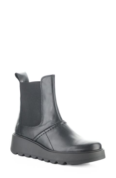 Tolk Platform Wedge Chelsea Boot