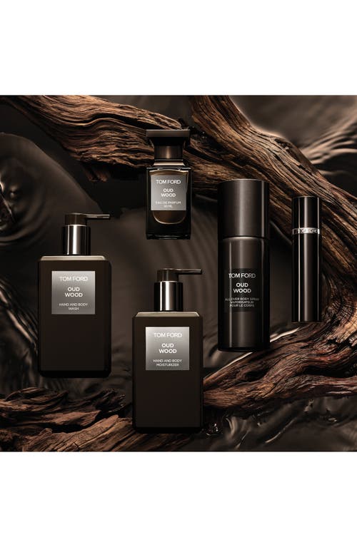 Tom Ford Oud Wood Hand & Body Wash In Transparent