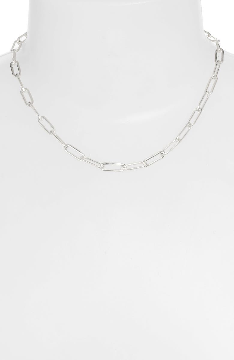 Loren Stewart Noir East Extra Long Link Choker, Main, color,