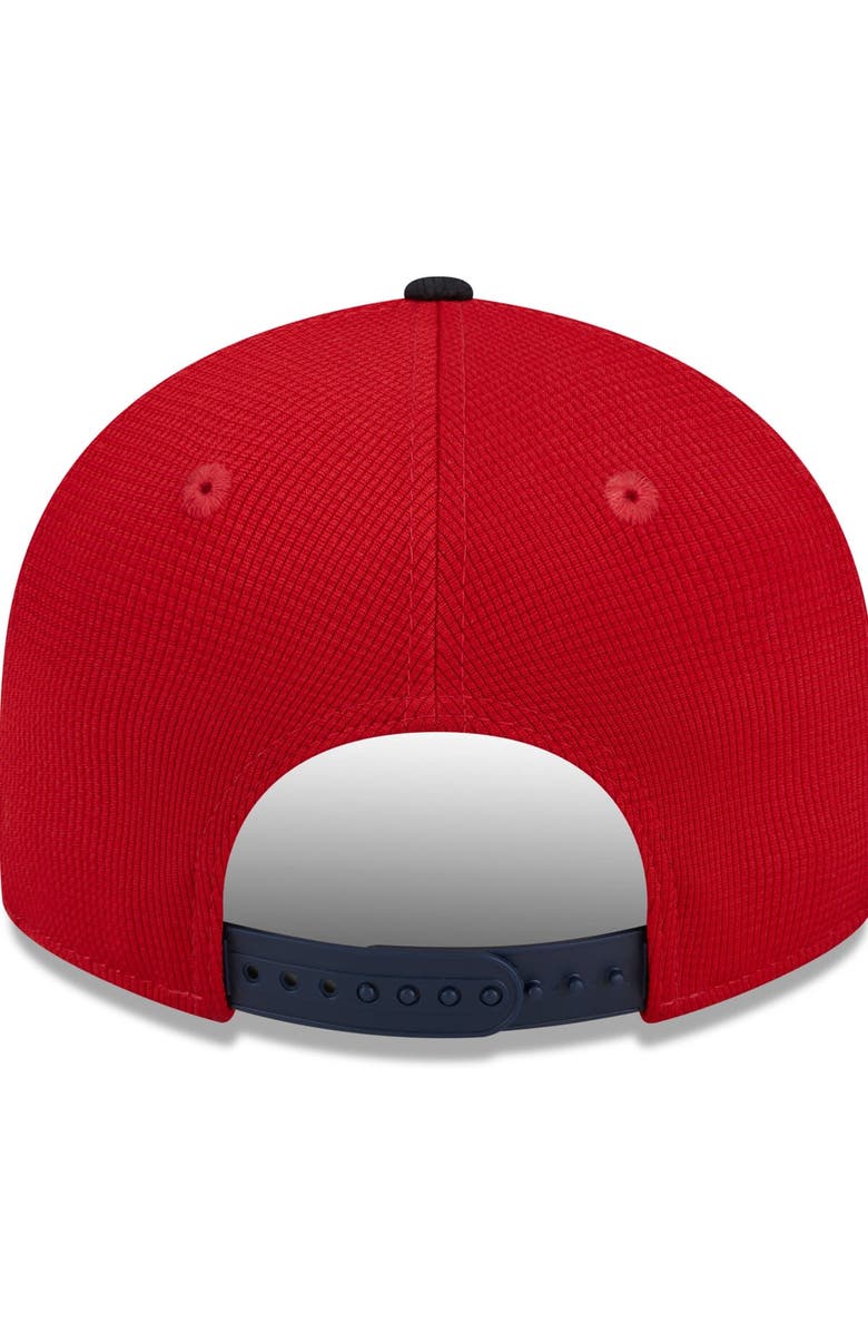 New Era Men's New Era Red Washington Nationals 2024 Batting Practice Low Profile 9FIFTY Snapback Hat, Alternate, color,
