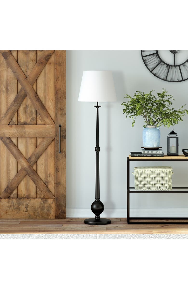 ADDISON AND LANE Wilmer Blackened Bronze Finish Floor Lamp, Alternate, color,