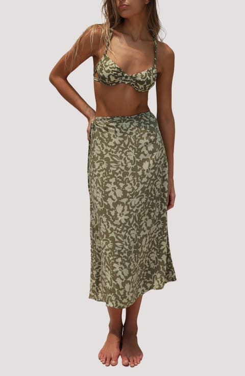 Holiday Wrap Cover-Up Skirt
