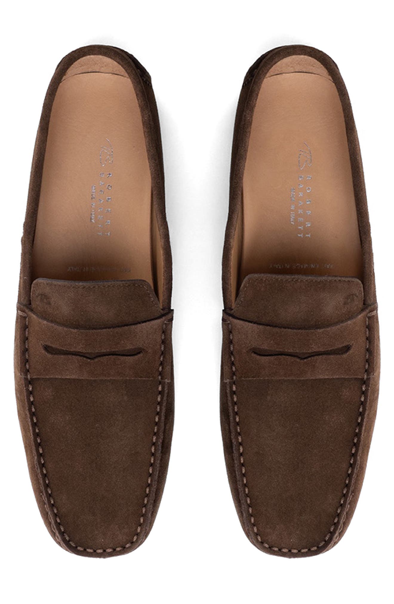 Robert Barakett Conor Suede Driving Loafer, Alternate, color, Tobacco