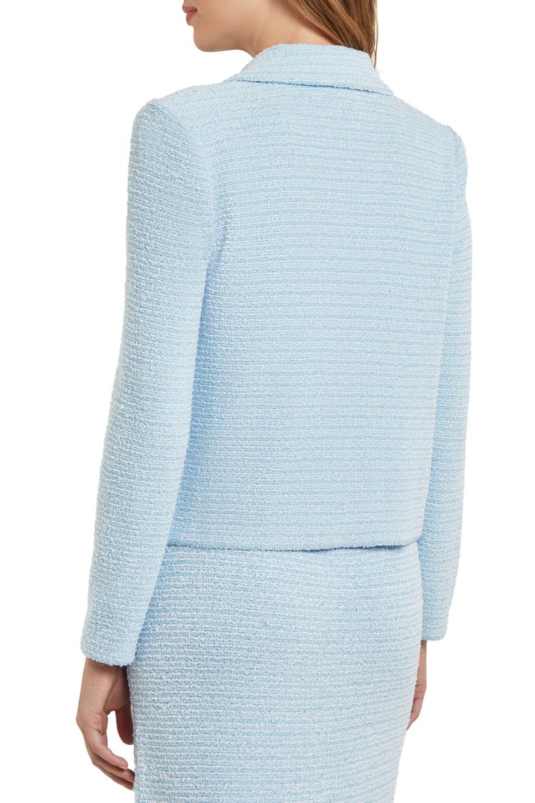 Tweed Jacket, Alternate, color, CARIBBEAN MIST/ WHITE