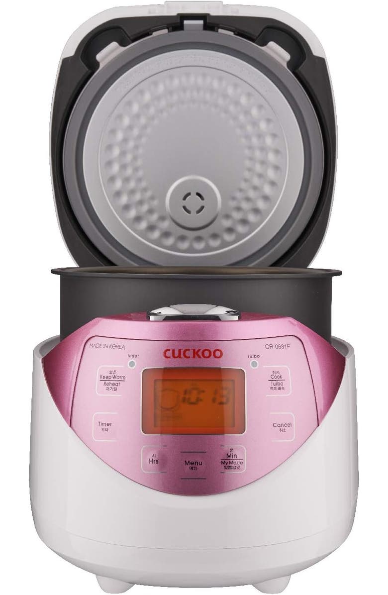 Cuckoo 6-Cup (Uncooked) Micom Rice Cooker with Nonstick Inner Pot , Auto Clean, Alternate, color, White