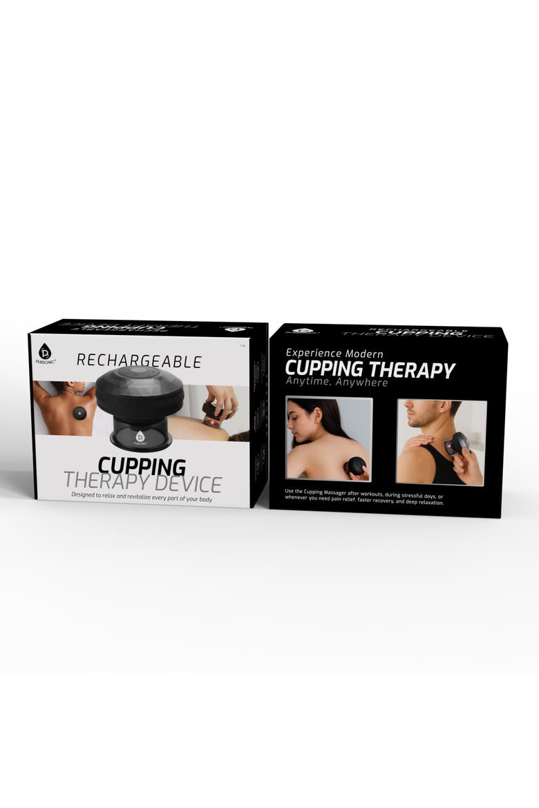 Cupping Therapy Device, Alternate, color, Black