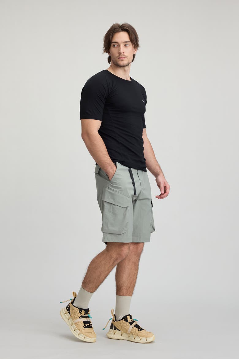 Men's 100% Merino Reglan Tee, Alternate, color, Black