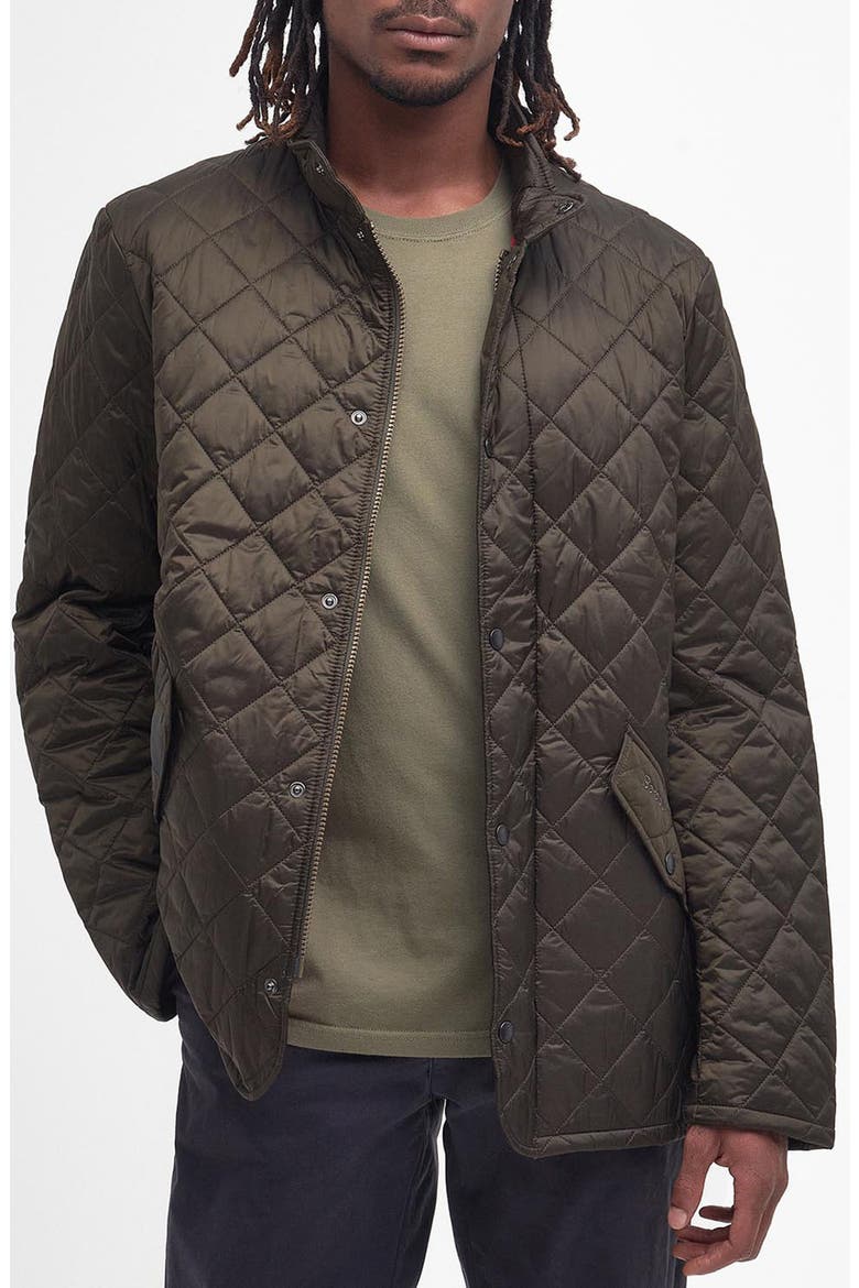 Flyweight Chelsea Quilted Jacket, Main, color, OLIVE