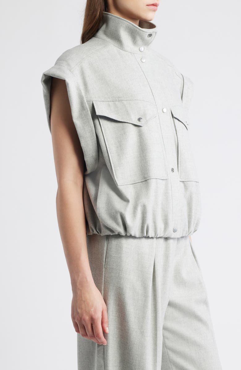 BOSS Orange Jaflesti Boxy Vest, Alternate, color, Light/ Pastel Grey
