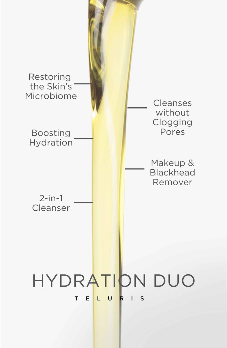 Teluris Hydration Duo Cleansing Oil, Alternate, color, NO COLOR