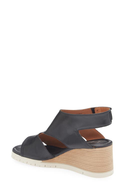 Miz Mooz Meredyth Wedge Sandal In Black